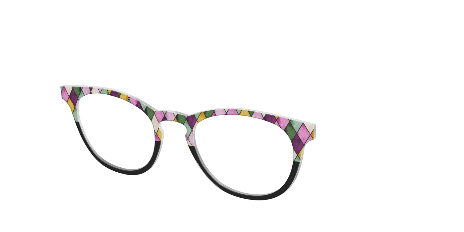 The Playful Harley Split - Angle Top Image - Pair Eyewear