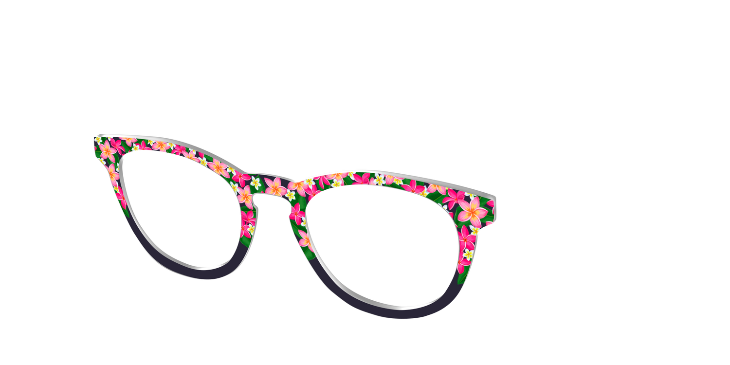 The Plumeria Crown - Angle Top Image - Pair Eyewear