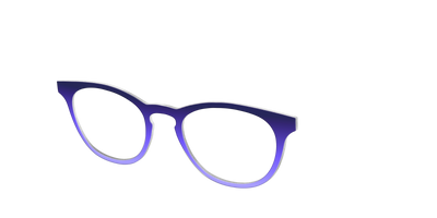 The Plum to Wisteria Gradient - Angle Top Thumbnail - Pair Eyewear