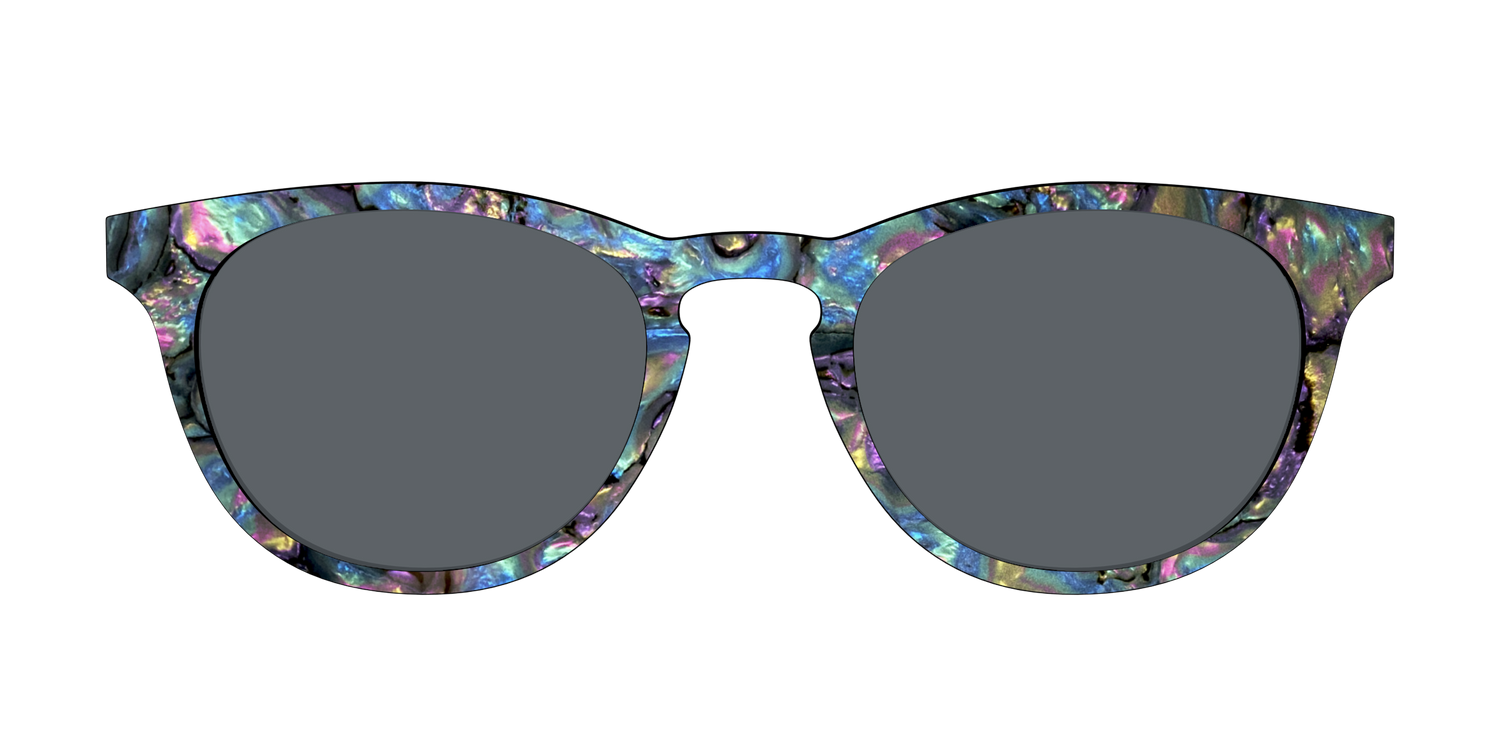 The Polarized Midnight Abalone Sun Top - Front Top Image - Pair Eyewear