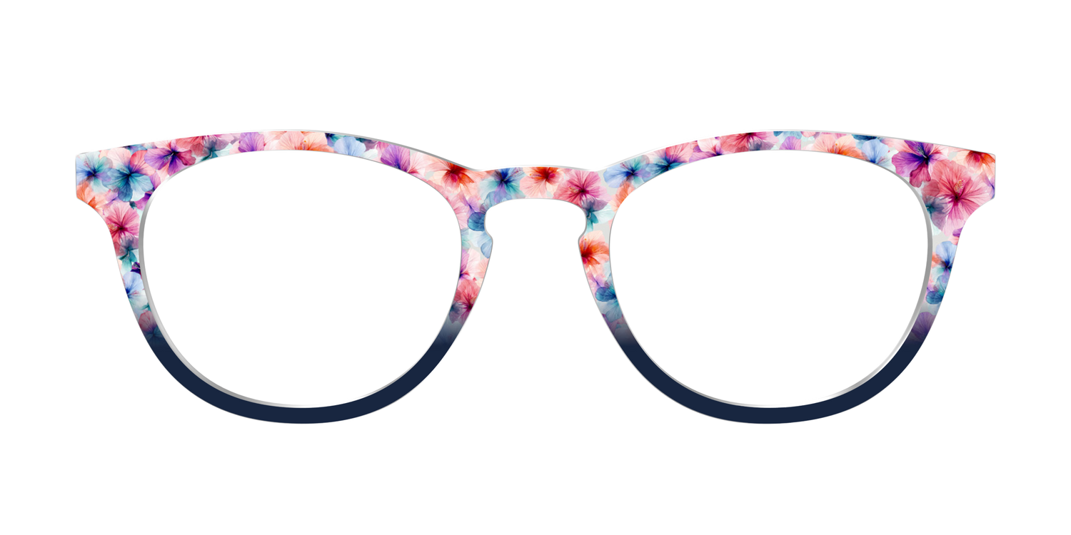 The Pressed Hibiscus - Front Top Image - Pair Eyewear