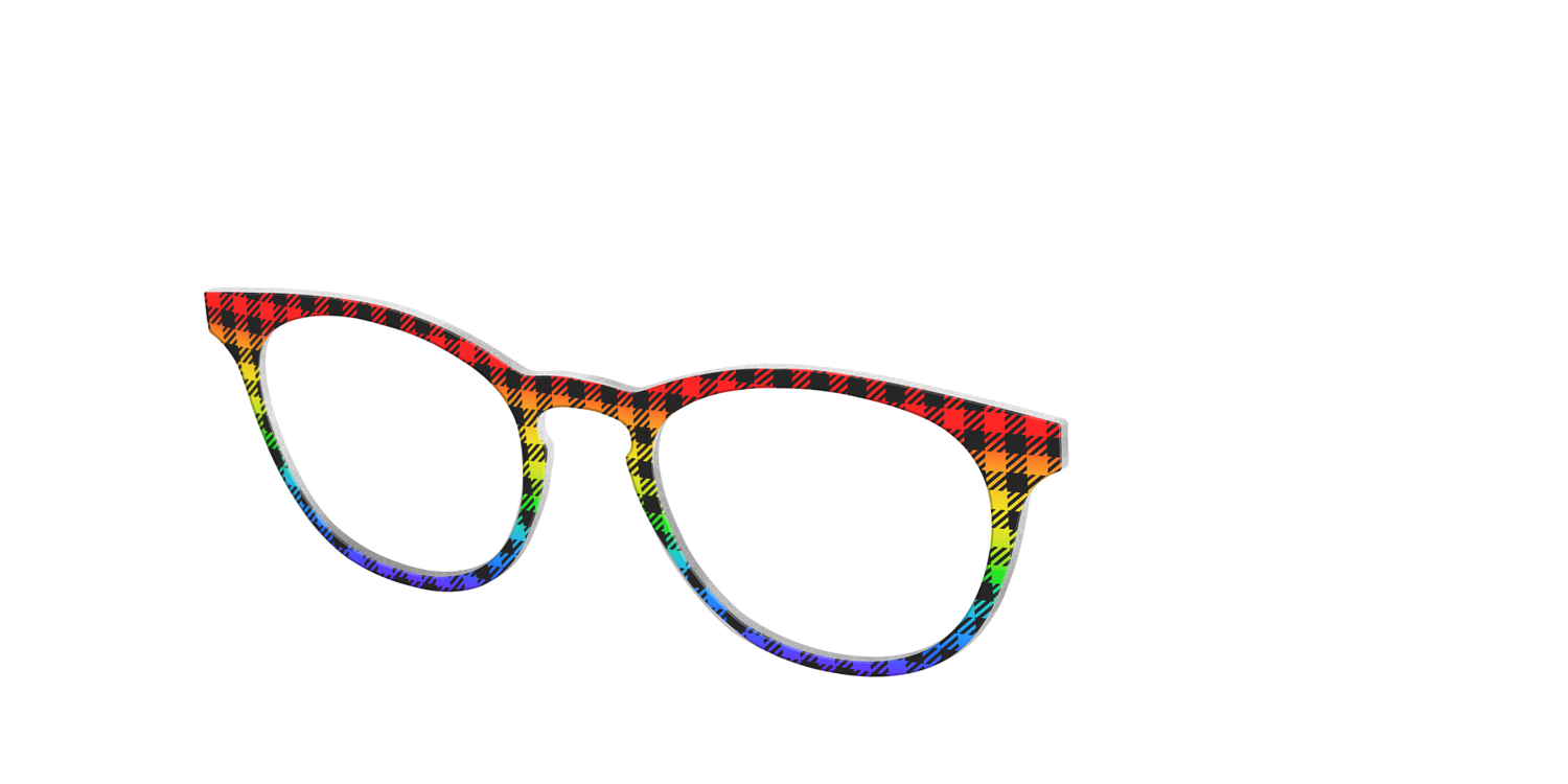 The Primary Plaid - Angle Top Image - Pair Eyewear