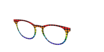 The Primary Plaid - Angle Top Thumbnail - Pair Eyewear