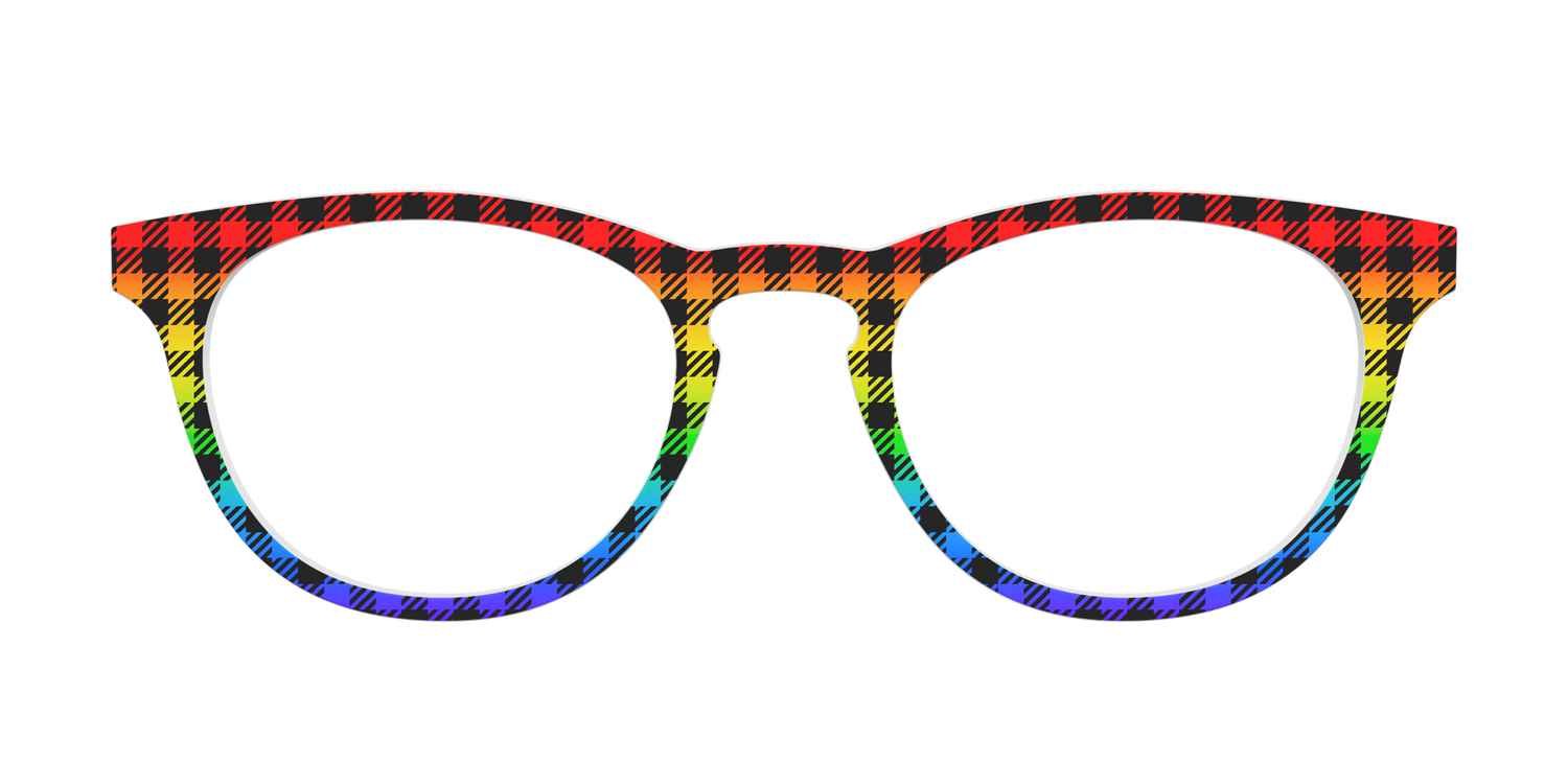 The Primary Plaid - Front Top Image - Pair Eyewear