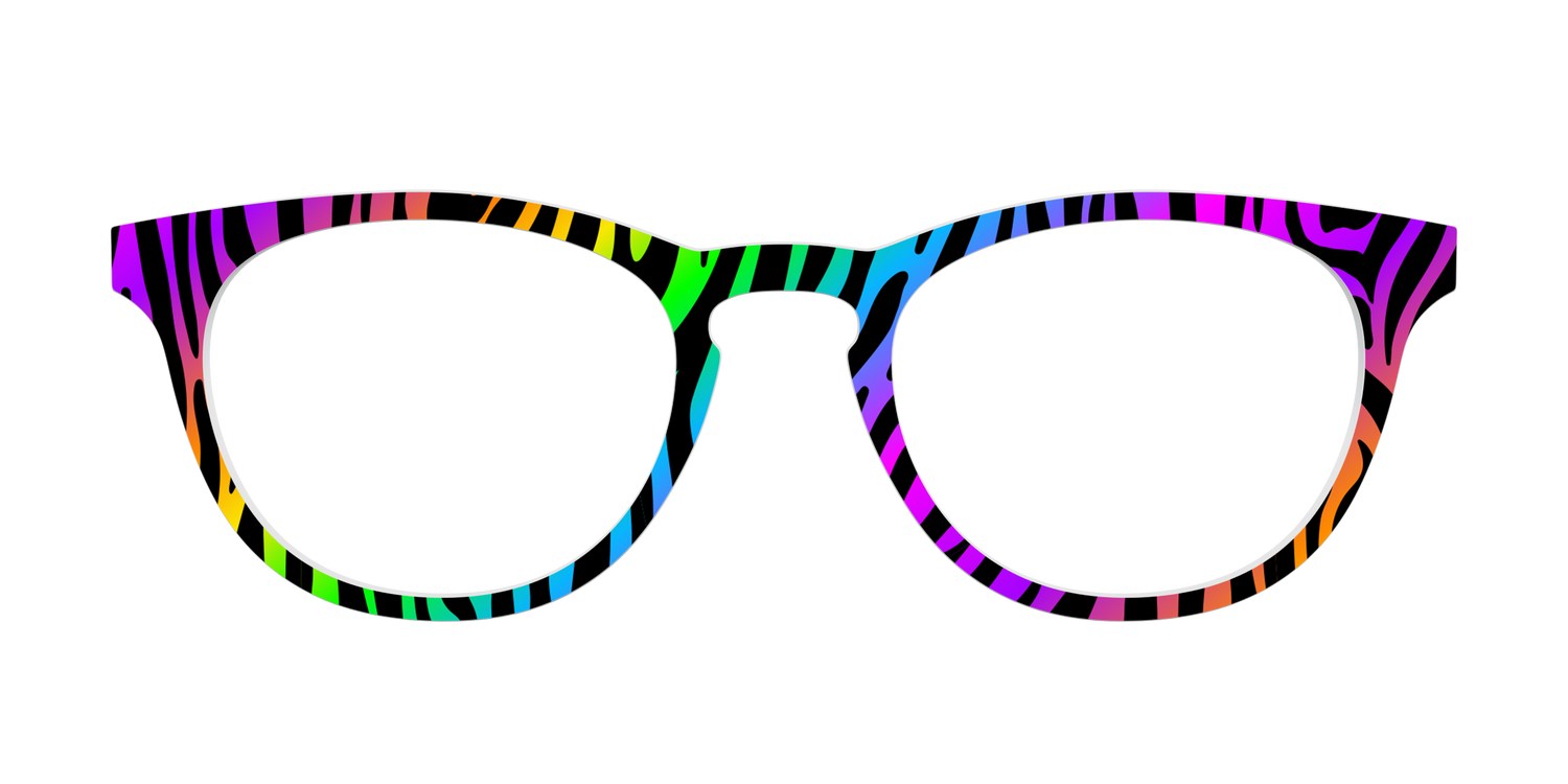 The Prismatic Zebra - Front Top Image - Pair Eyewear