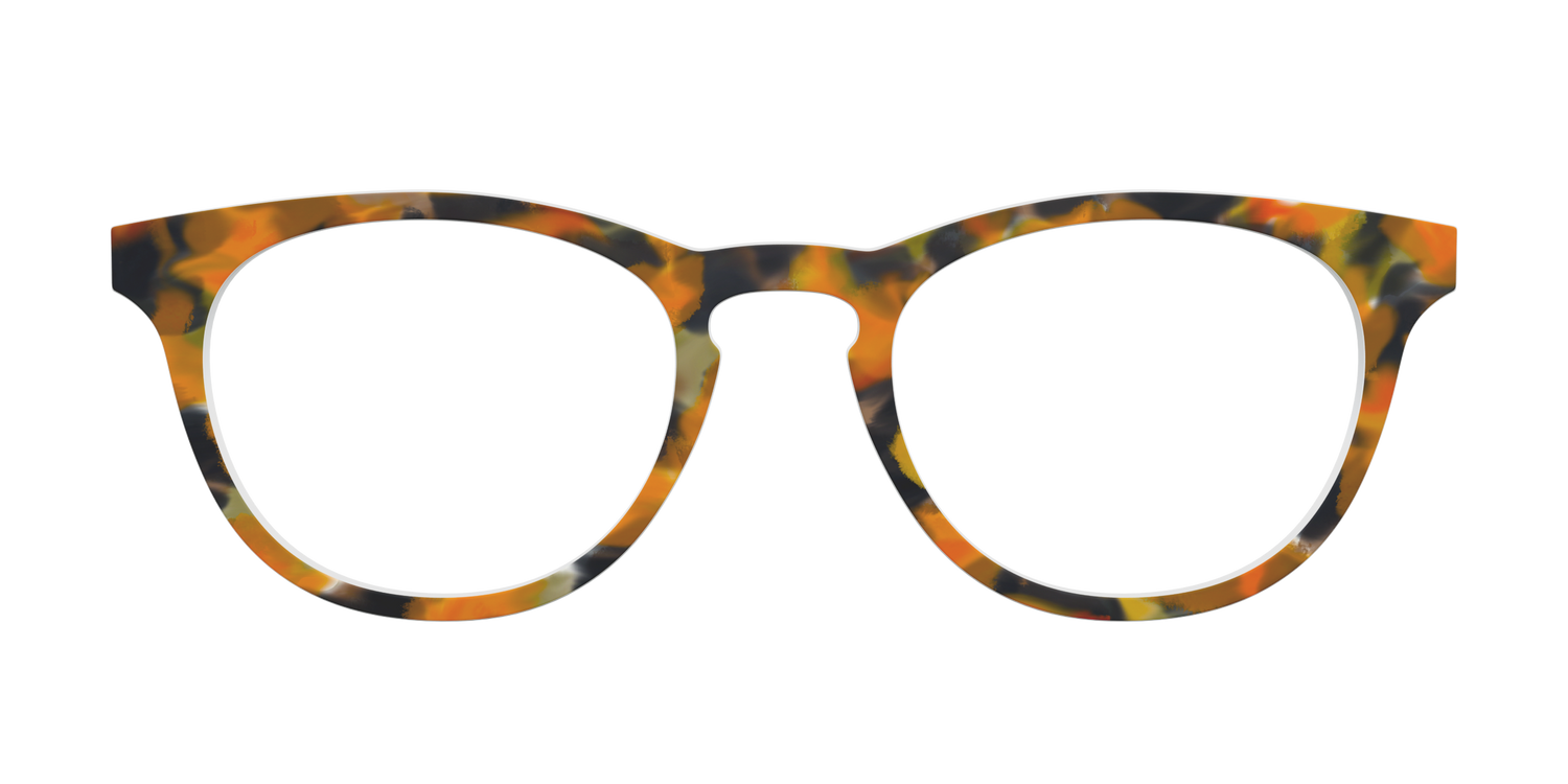 The Pumpkin Tortoise - Front Top Image - Pair Eyewear