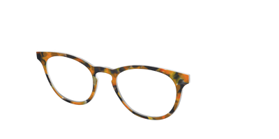The Pumpkin Tortoise - Angle Top Thumbnail - Pair Eyewear