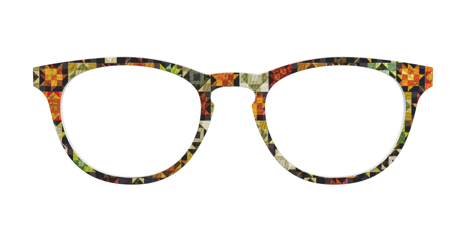 The Quilted Leaves - Front Top Image - Pair Eyewear