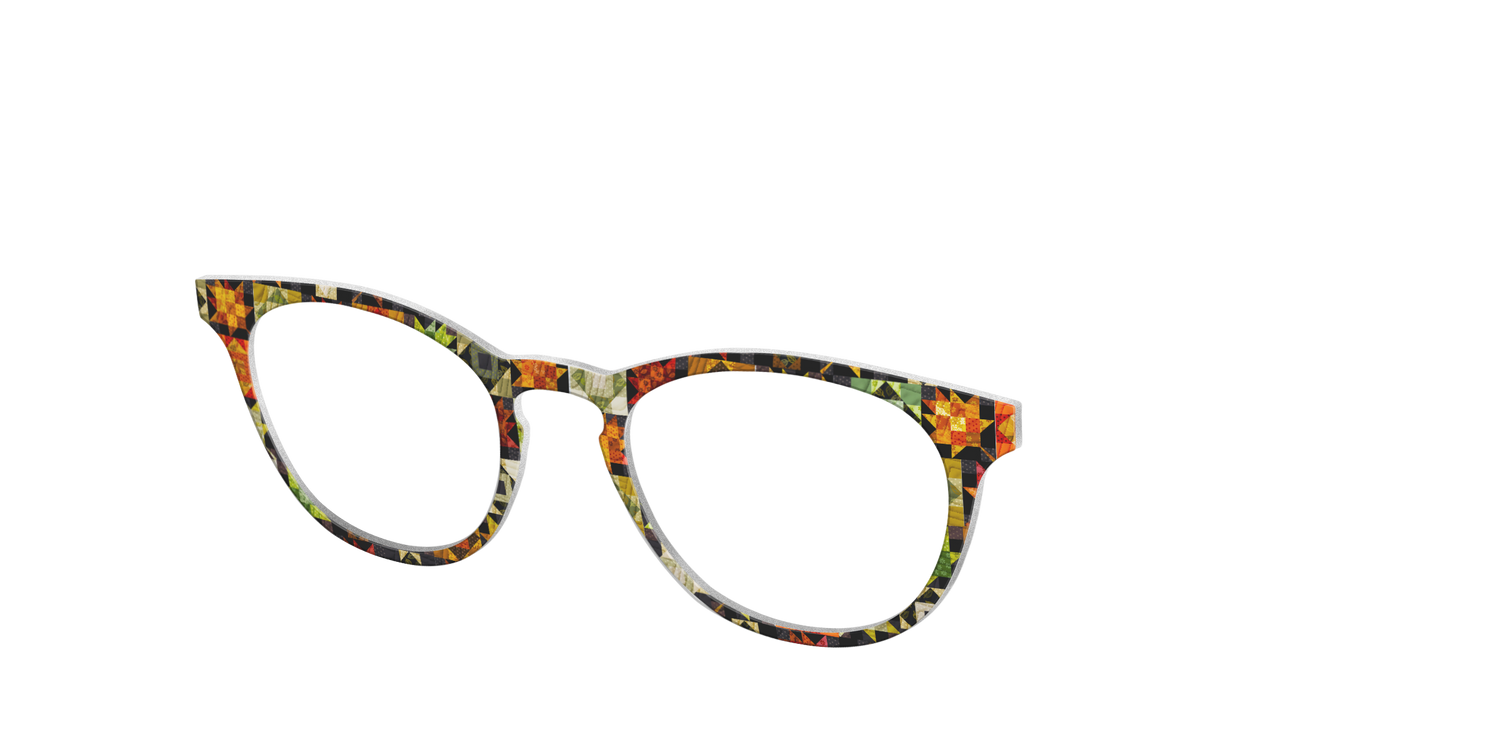 The Quilted Leaves - Angle Top Image - Pair Eyewear