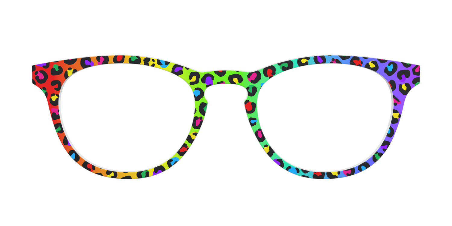 The Rainbow Cheetah - Front Top Image - Pair Eyewear