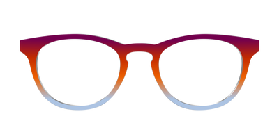 The Raspberry to Periwinkle Gradient - Front Top Thumbnail - Pair Eyewear