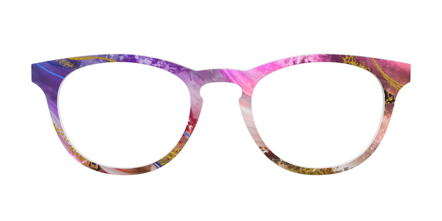 The Rose Quartz Crystal - Front Top Image - Pair Eyewear
