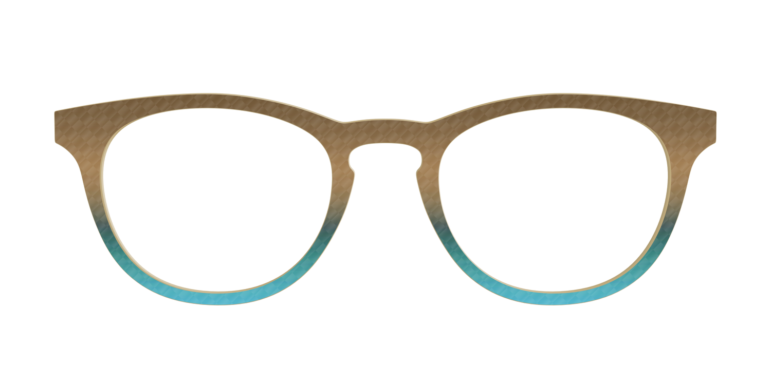 The Sand to Sea Gradient Check - Front Top Image - Pair Eyewear