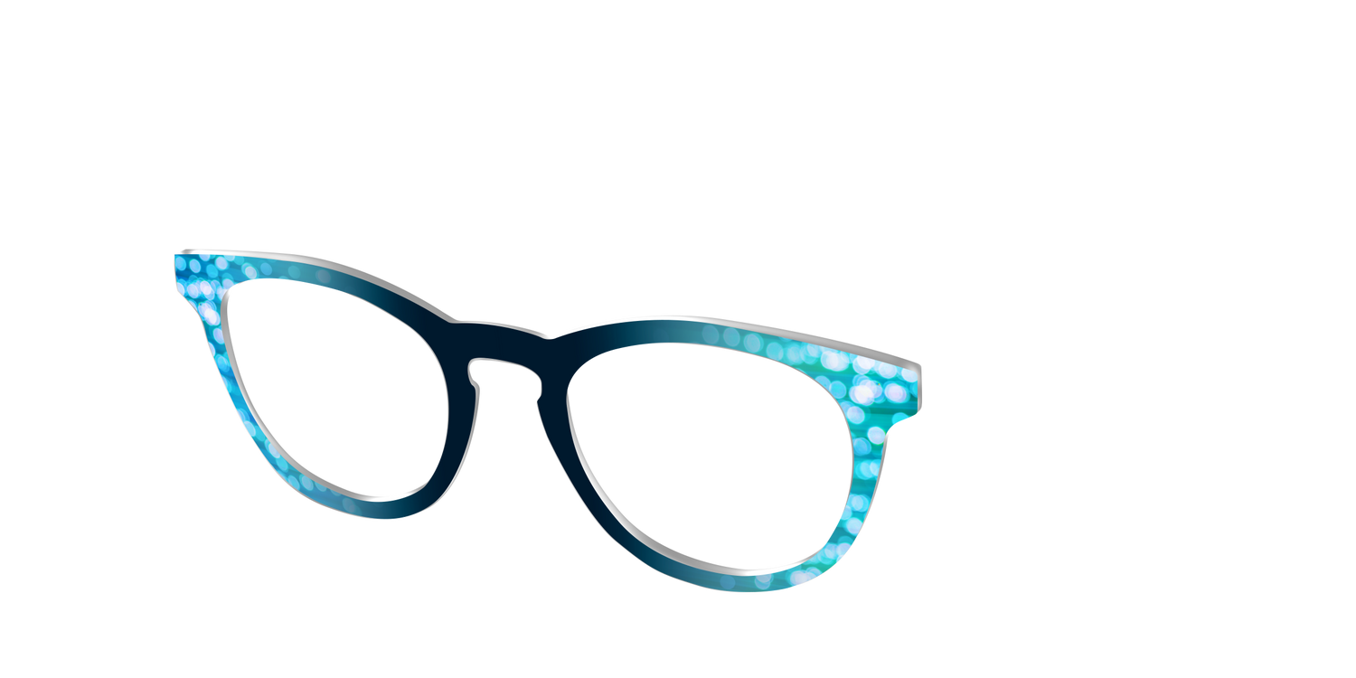 The Sea Foam Bokeh - Angle Top Image - Pair Eyewear