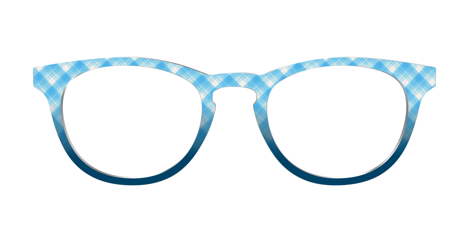 The Seaside Plaid - Front Top Image - Pair Eyewear