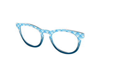 The Seaside Plaid - Angle Top Thumbnail - Pair Eyewear