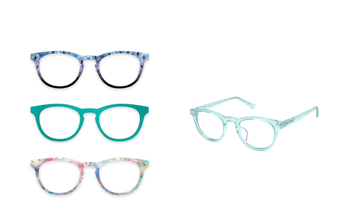 The Serra - Seafoam Clear - Pair Eyewear