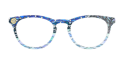 The Snowscape Stained Glass - Front Top Thumbnail - Pair Eyewear