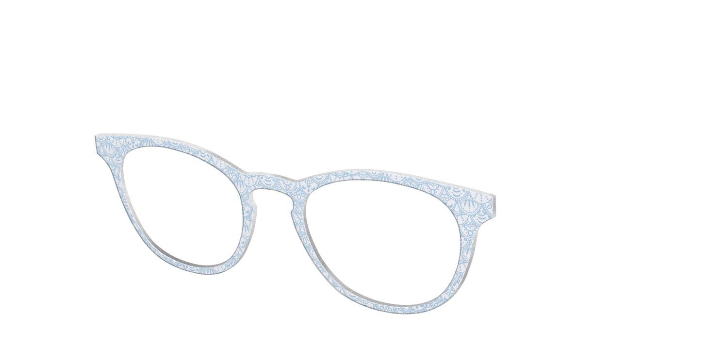 The Something Blue Scallop Lace - Angle Top Image - Pair Eyewear