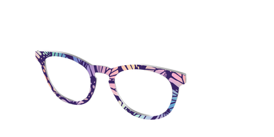 The Sorbet Wings Mosaic - Angle Top Thumbnail - Pair Eyewear