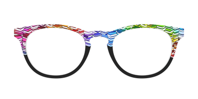 The Rainbow Stacks Split - Front Top Thumbnail - Pair Eyewear