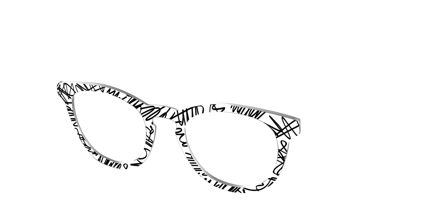 The Stylish Scribble - Angle Top Image - Pair Eyewear