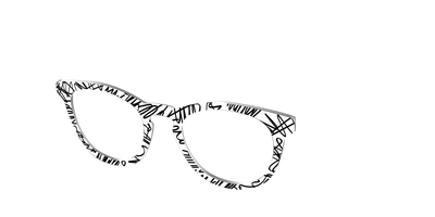 The Stylish Scribble - Angle Top Thumbnail - Pair Eyewear