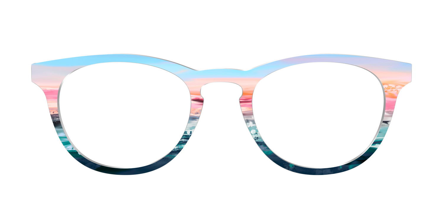 The Sunset Seashore - Front Top Image - Pair Eyewear
