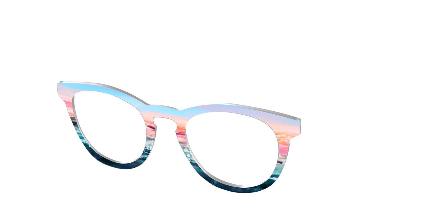 The Sunset Seashore - Angle Top Image - Pair Eyewear
