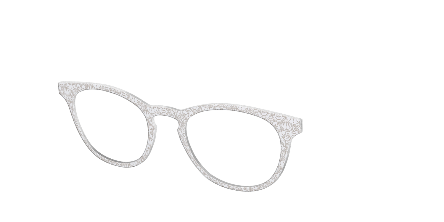 The Taupe Scallop Lace - Angle Top Image - Pair Eyewear