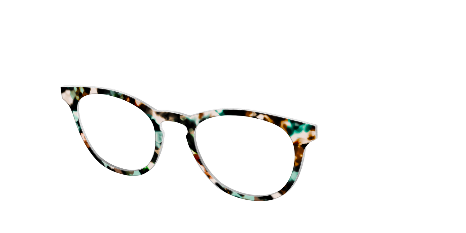 The Twilight Tortoise - Angle Top Image - Pair Eyewear