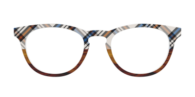 The Wood Split Plaid - Front Top Thumbnail - Pair Eyewear