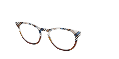 The Wood Split Plaid - Angle Top Thumbnail - Pair Eyewear