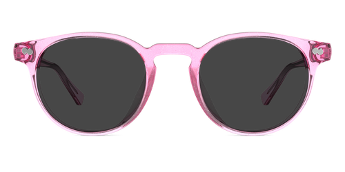 The Soto - Pink Glitter Clear Sun - Pair Eyewear