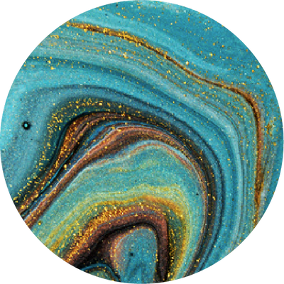 The Indigo Gradient Crystal