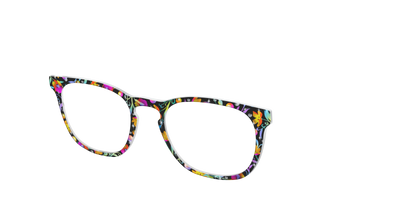 The Airbrushed Floral - Angle Top Thumbnail - Pair Eyewear