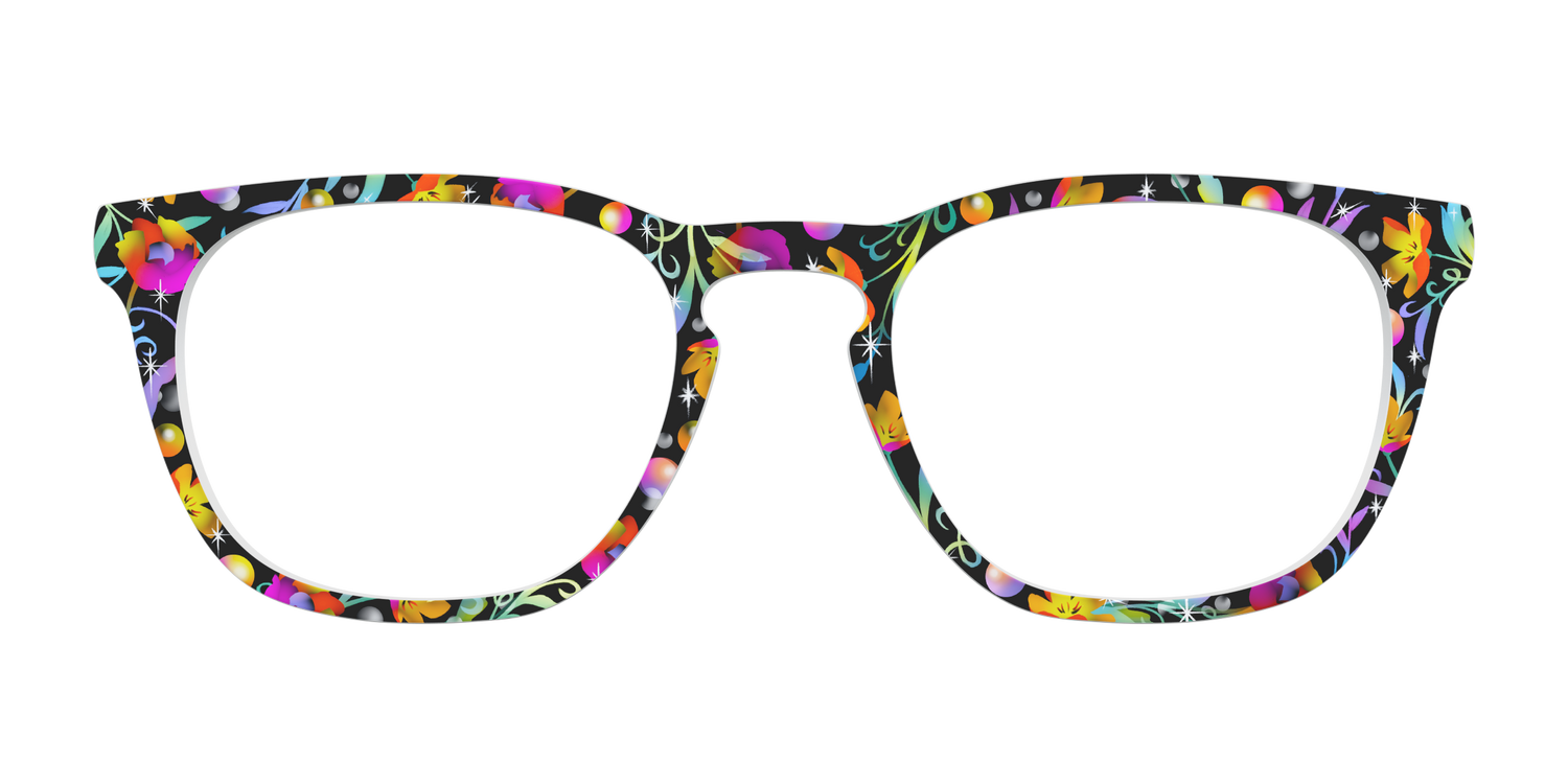 The Airbrushed Floral - Front Top Image - Pair Eyewear