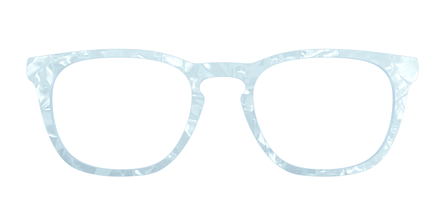 The Aquamarine Pearl Marble - Front Top Image - Pair Eyewear