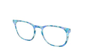 The Aqua Tiles - Angle Top Thumbnail - Pair Eyewear