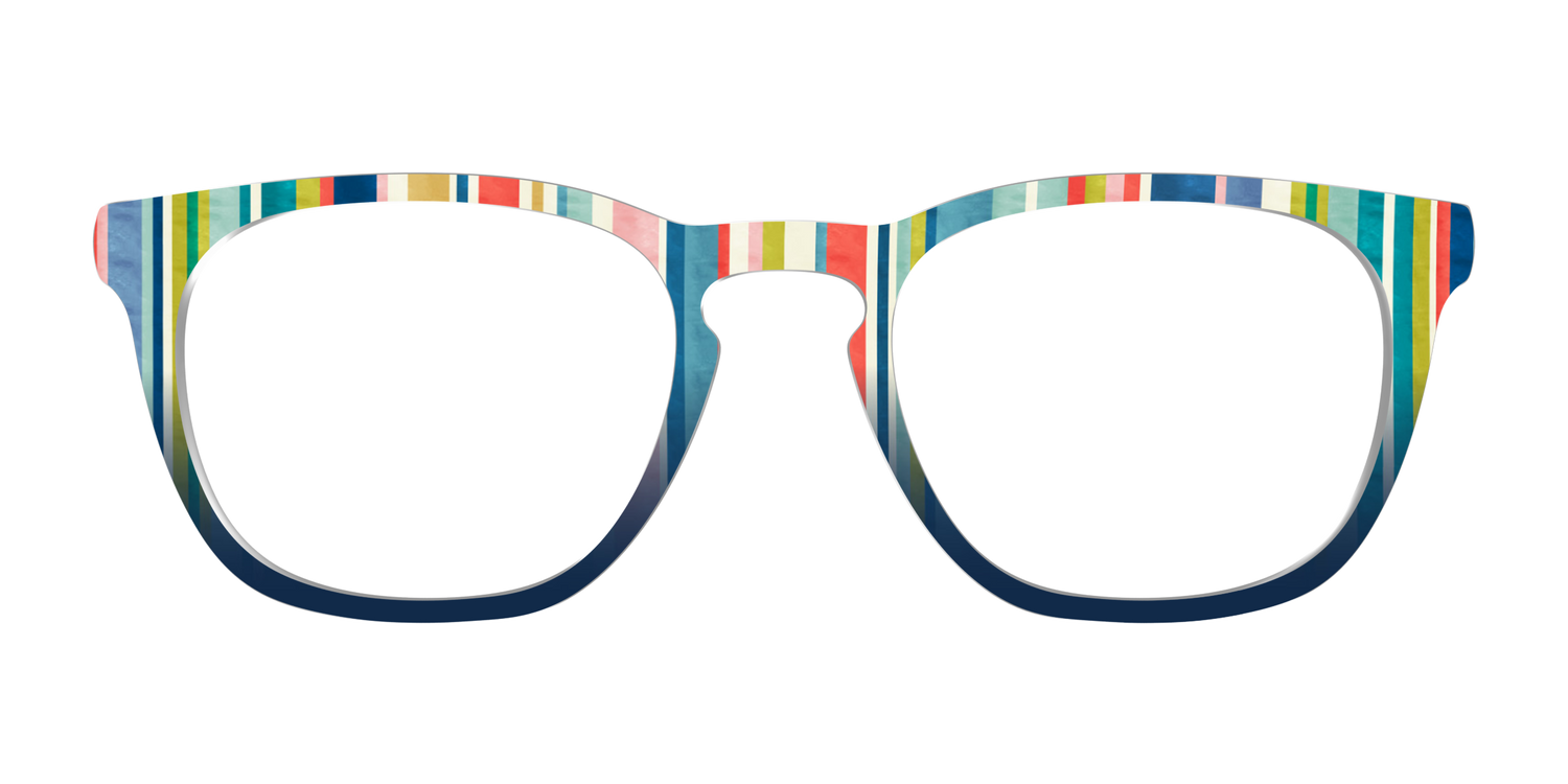 The Beach Bum Stripes - Front Top Image - Pair Eyewear