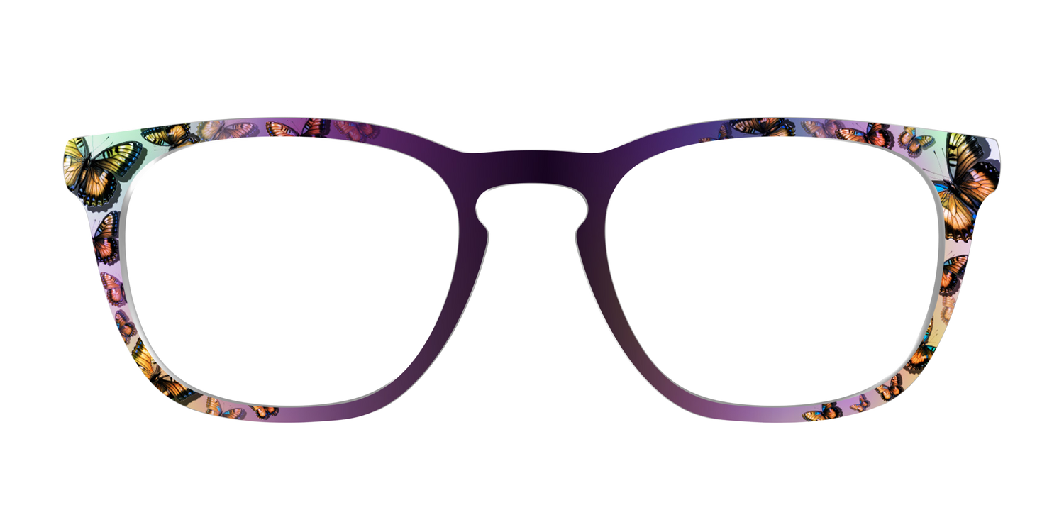 The Butterflies in Flight - Front Top Image - Pair Eyewear