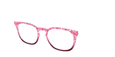 The Cerise Shell Scallop - Angle Top Thumbnail - Pair Eyewear