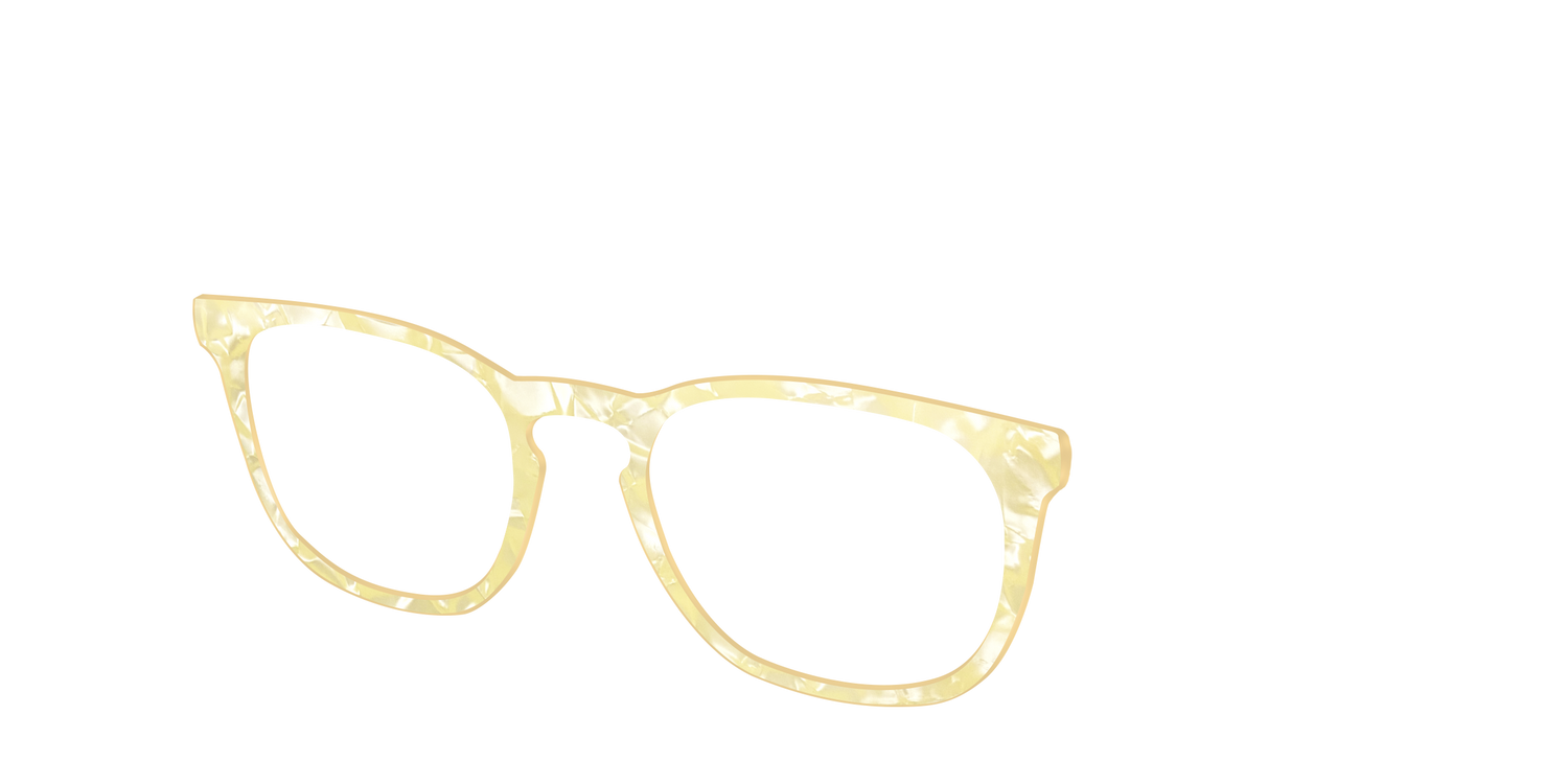 The Citrine Pearl Marble - Angle Top Image - Pair Eyewear