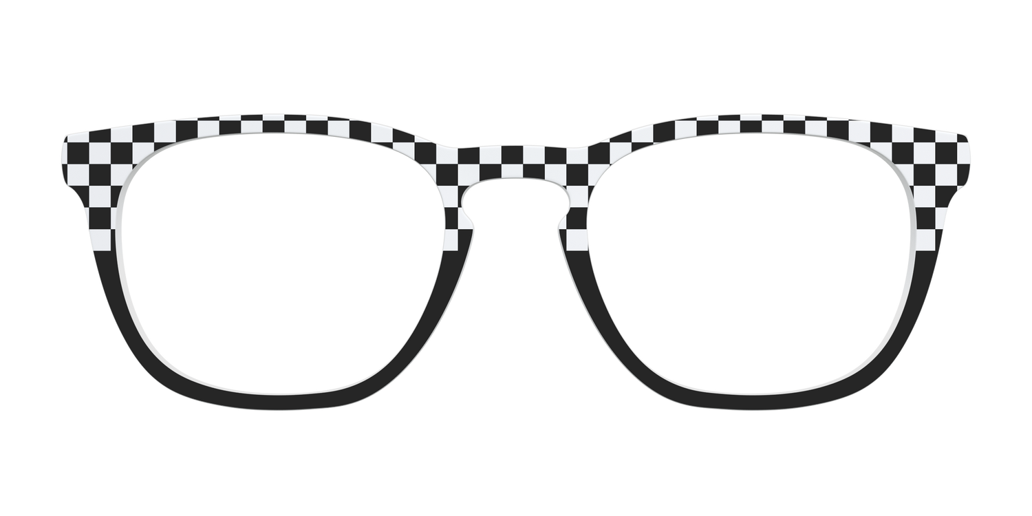 The Classic Check Split - Front Top Image - Pair Eyewear