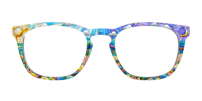 The Coral Reef Stained Glass - Front Top Thumbnail - Pair Eyewear