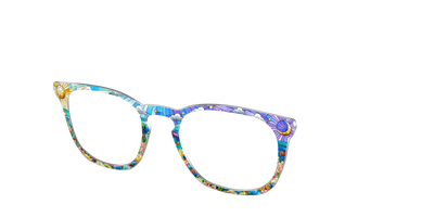 The Coral Reef Stained Glass - Angle Top Thumbnail - Pair Eyewear