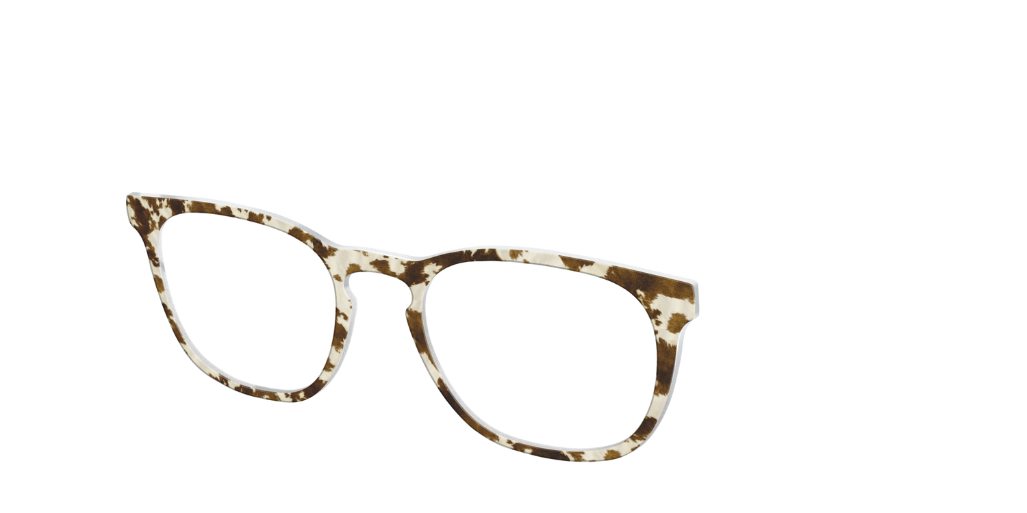 The Cowhide - Angle Top Image - Pair Eyewear