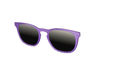 The Polarized Deep Purple Scales Sun Top - Angle Top Thumbnail - Pair Eyewear