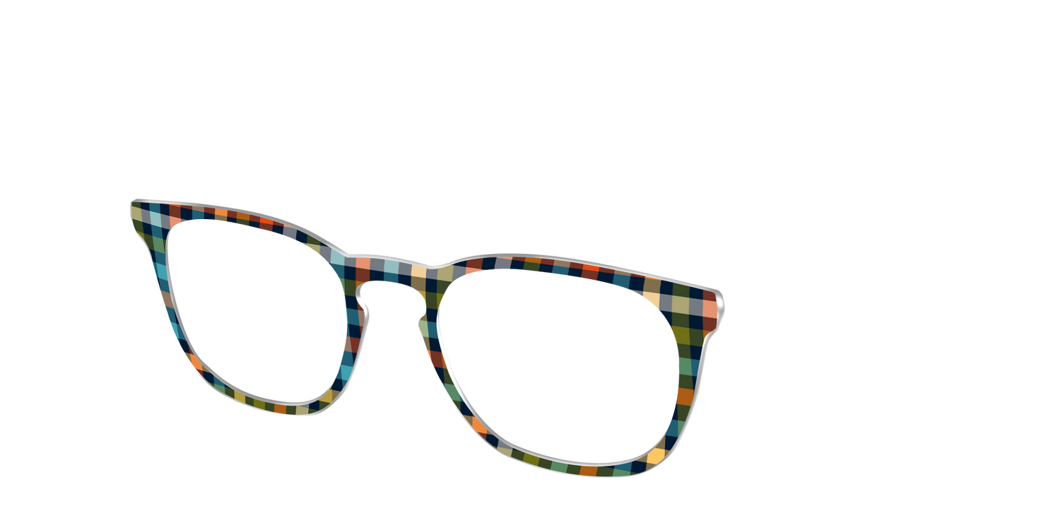 The Dockside Gingham - Angle Top Image - Pair Eyewear