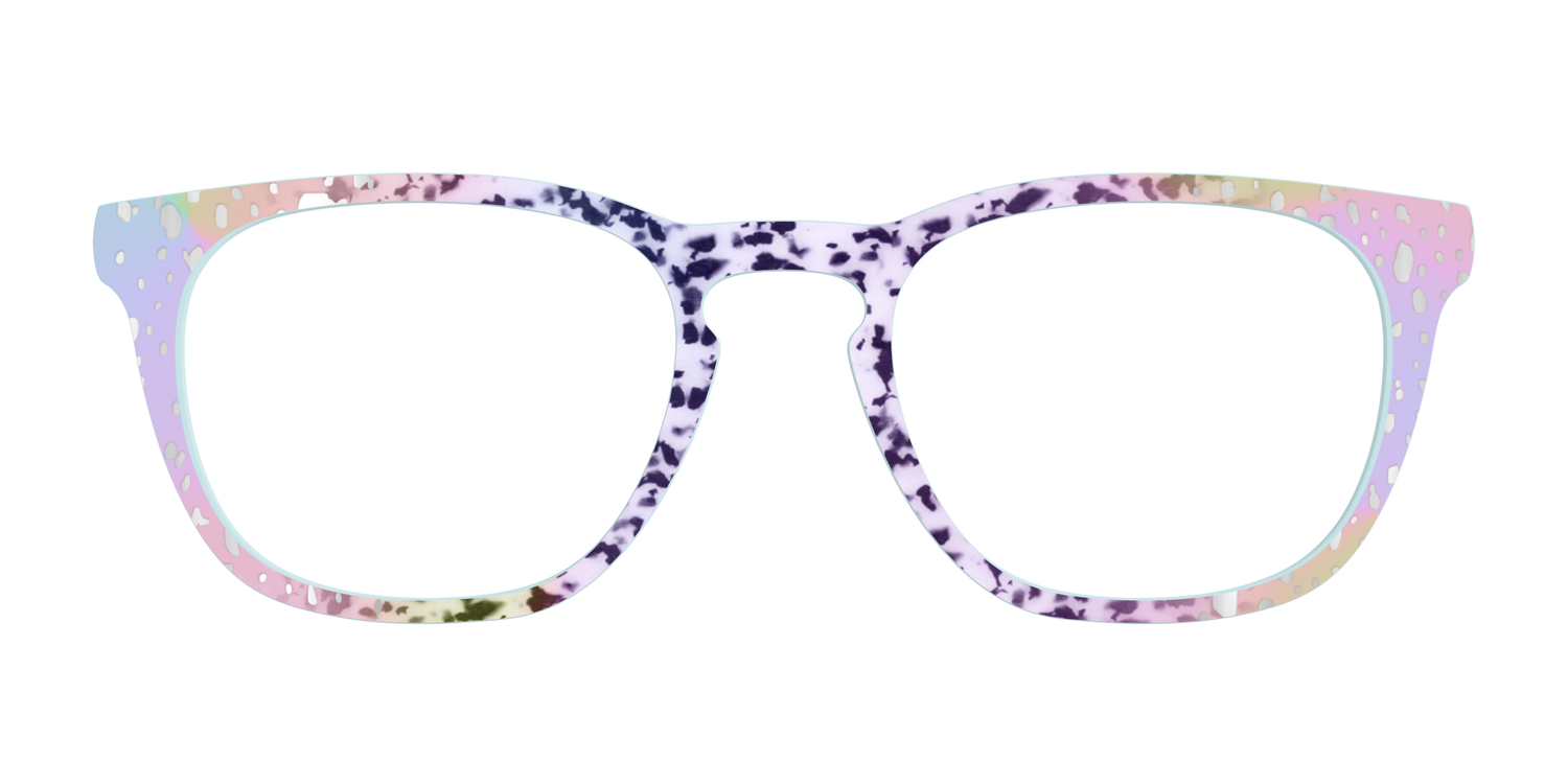The Fairy Spots with Silver Foil - Front Top Image - Pair Eyewear